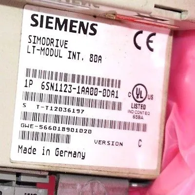 REPAIRED SIEMENS 6SN1-123-1AA00-0DA1 POWER MODULE 6SN11231AA000DA1