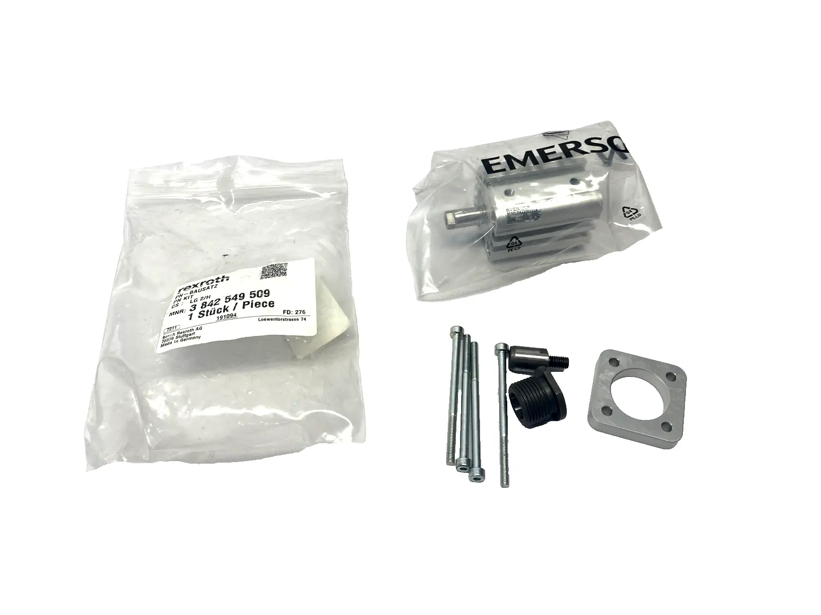 3842549509, 3 842 549 509, R422001514 | Rexroth 3842549509 Pneumatic Kit LG 2/H R422001514 - New Other