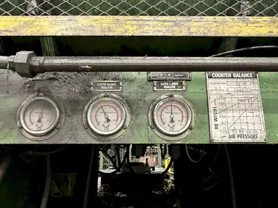 200 TON STAMTEC MODEL #G1-200 (NEW 2000) GAP FRAME PRESS, 7.87" STROKE: STOCK #20020