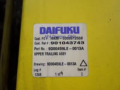 Used DAIFUKU 9D00459LE0013A Miscellaneous MRO Ohio US | HGR 24 #792013