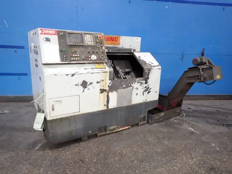 Used 1993 YANG IRON WORKS CO SML 12 CNC Lathes Ohio US | HGR 24 #775469