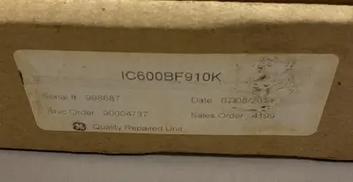 USED GE FANUC IC600BF910K