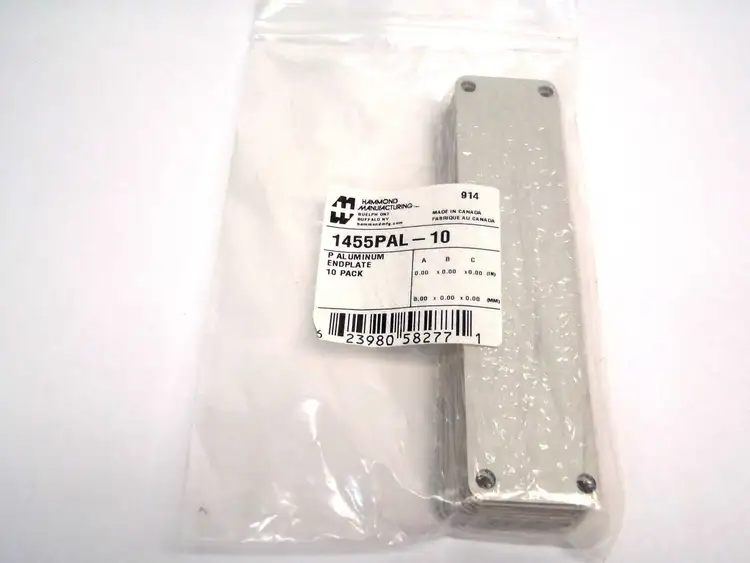 Used HAMMOND 125.3 X 30.43X 1.5MM ENCLOSURE END PANEL Electrical Boxes | Maverick Industrial Sales #1119778