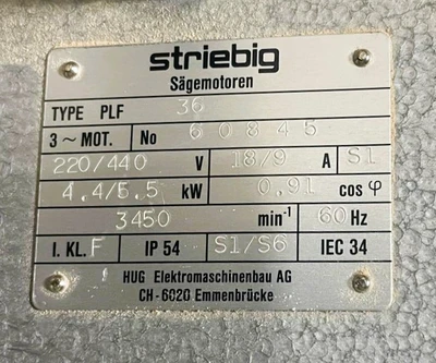 Streibig Automat III Vertical Sliding Saw