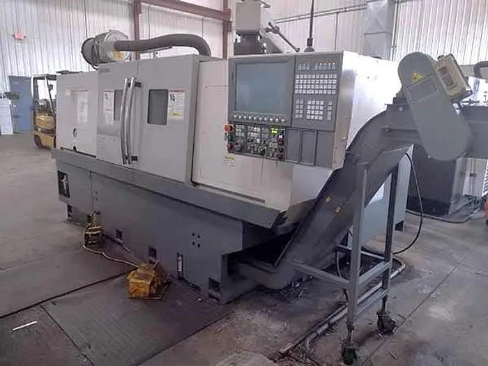Used 2012 OKUMA GENOS L400-E CNC Lathes Illinois US | ABL Technology LLC #390551