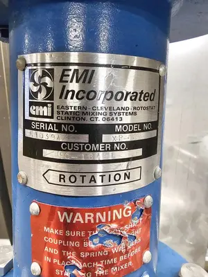 Used 35 Gallon Jacketed Tank (Reactor) with Homogenizer, 316 Stainless Steel