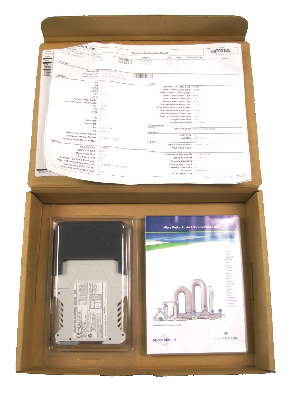 NEW Micromotion MMI-20013514