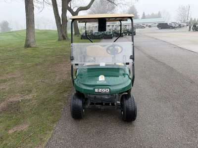 (1) 2017 E-Z-Go golf cart with a Kawasaki gas engine, model 625111G01, does not include Club canopy,...