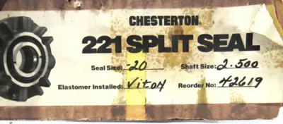 NEW CHESTERTON 221 SPLIT SEAL 42619