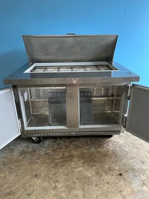 75-0255 Victory Mega Top 48'' Self Contained Sandwich Prep Station Cooler
