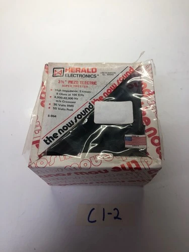 Herald Electronics 3 1/2"  Vintage Speakers S-903A New Old Stock