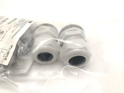 NPG-1001LG, 7TCA303070R0029 | ABB NPG-1001LG Nylon Quick Connect Cable Gland 1" Thread 18-25mm Range LOT OF 5 - New
