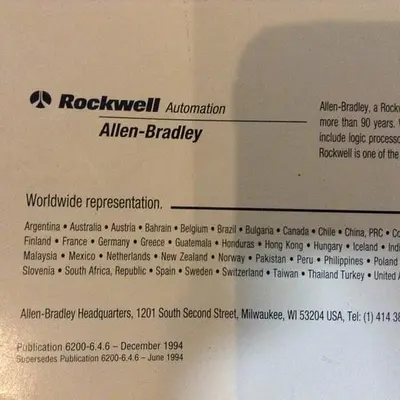 USED ALLEN BRADLEY 6200-6.4.6