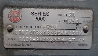 USED US MOTORS 0TN2403S1B33CAPISNM