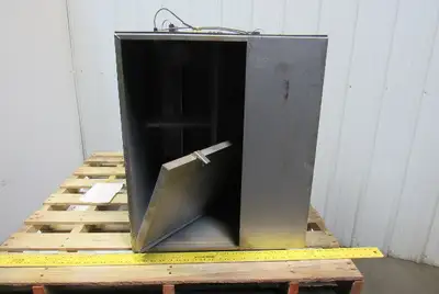 Trumpf 90 Gallon 26x22x35" Stainless Steel Reclaiming Mixing Liquid Holding Tank