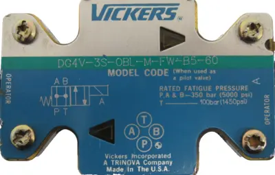 NEW VICKERS 02-127450 VALVE CT5060ABMFWB5100 DG4V-3S-0BL-M-FW-B5-60 02127450