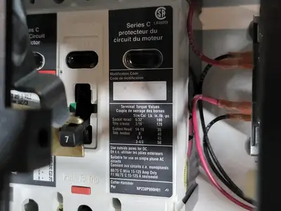 2 hp, 600V, 7A, FVNR Starter, Size 1