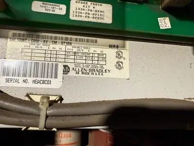 ALLEN BRADLEY 1336T-C650-AX-GT1EN / 1336TC650AXGT1EN  (USED) 1336T DRIVE 600V