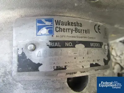 USED Waukesha Cherry-Burrell 2.5" x 2" Waukesha Cherry Burrell Centrifugal Pump, S/S, 7.5 HP