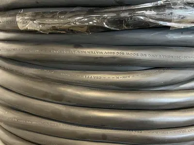 USED ROHS P-136-29-MSHA 8 AWG, 5/C SOOW 90C, 600V WATER RESISTANT CABLE APPROX 700 FT