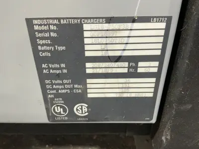 Used HAWKER LG18750F3B Material Handling (misc) Ohio US | HGR 24 #1446074