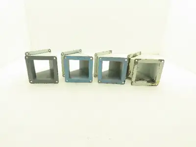 Wiegmann JWL454 4"x4" Wireway 45° Elbow Feed-Through Lot of 4