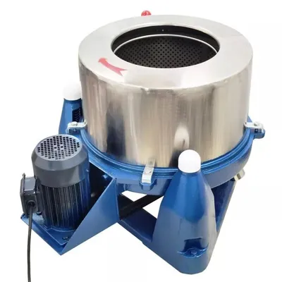 NEW: Chinese 20 x 11 perforate basket laundry centrifuge, 304SS.