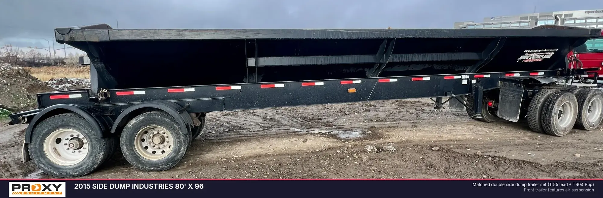 Used 2015 SIDE DUMP INDUSTRIES 80' X 96 Dump Trailers Utah US | Proxy Equipment #1381605