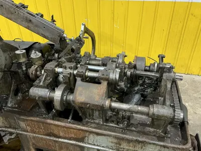 1" ECONOMY MODEL S-4300 LATHE-STYLE AUTOMATIC METAL SHAVING MACHINE: YOBRO #24561
