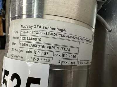 USED GEA REC-OD3"/OD3"-SZ-BD5/CLR5-L0-12N/52/05+TMI.N2B0Z