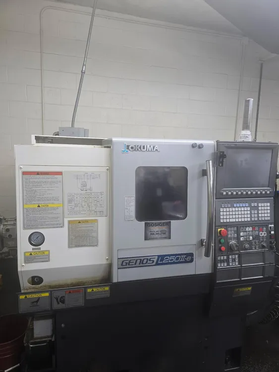 Used 2019 OKUMA GENOS L250IIE CNC Lathes Illinois US | 520 Machinery Sales LLC 10 #177095