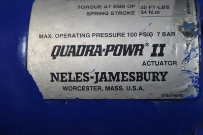 1" Jamesbury Stainless Ball Valve QUADRA-POWR II STOCK S-622