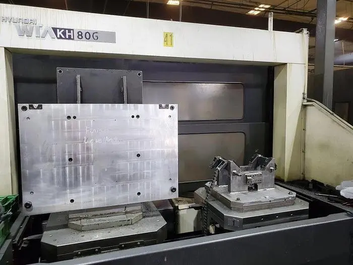 Used 2013 HYUNDAI WIA KH 80G Horizontal Machining Centers Kansas US | OPINCAR MACHINERY #300900