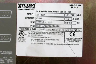 USED XYCOM XT-1502