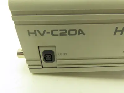 Hitachi Denshi HV-C20A 3CCD Color Inspection Camera 12V 4.5W w/Fuji Optical Lens