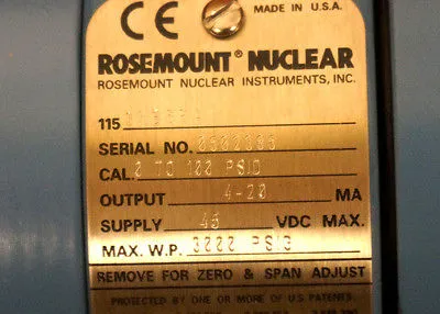 NEW ROSEMOUNT 1153HB6RA PRESSURE TRANSMITTER 0-100PSID, 4-20MA, 45VDC