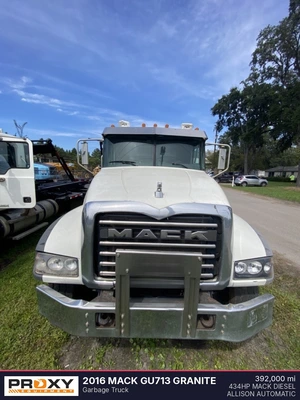 Used 2016 MACK GU713 GRANITE Garbage trucks Florida US | Proxy Equipment #1381955