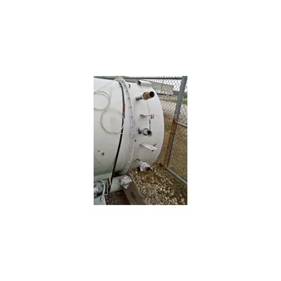 500 CFM Used 244 Square Foot Filter Receiver Dust Collector, 244 Sq Ft