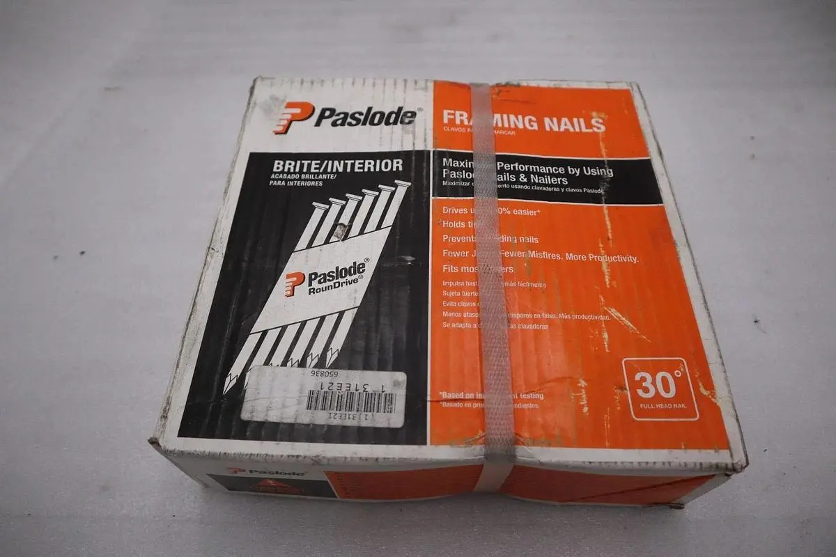NEW Paslode Framing Nails Brite Interior 3" x .120" 2500 Qty  STK K-3962CC