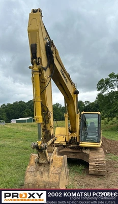 Used 2002 KOMATSU PC200LC-6LE Excavators Kentucky US | Proxy Equipment #1377847