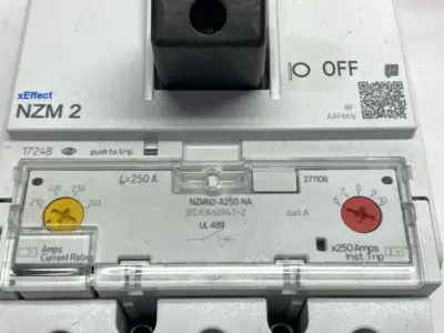 USED EATON MOLDED CASE CIRCUIT BREAKER 3-POLE 250A