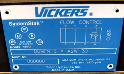 NEW VICKERS DGMFN-5-X-A2W-30 HYDRAULIC VALVE DGMFN5XA2W30