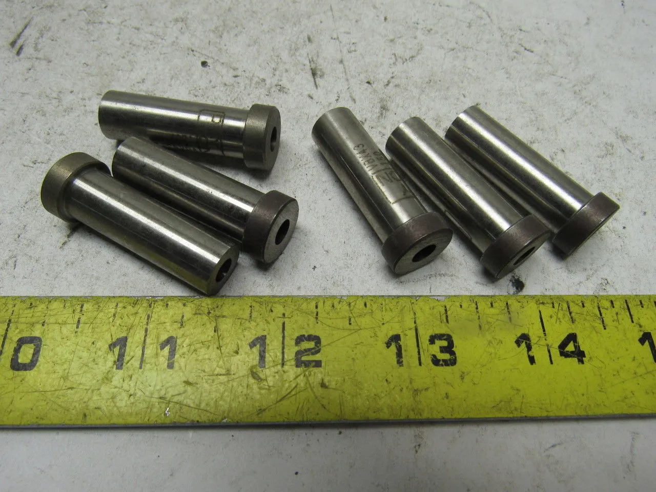 Dayton VBX43 150 .207 Round Hole Press Fit Flared Relief Die Button Lot Of 6