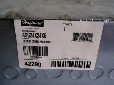 New | in-Stock HOFFMAN SCREW COVER PULL BOX ENCLOSURE 42290 Nuts & Screws | Maverick Industrial Sales #1120739