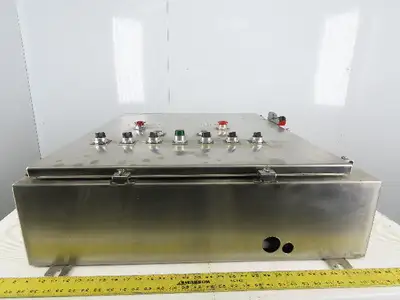 Hoffman A-36HS3108SSLP 31x36x8" Stainless Steel Type 4,12 Electrical Enclosure