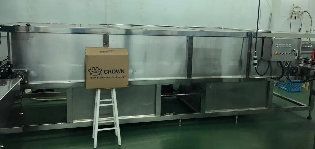 Cooling Tunnel, 6' x 15', Water Shower, Hot Fill Bottle Cooling, Stainless Steel, #5991768