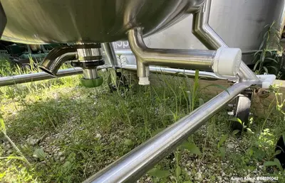 Used 316L Precision Stainless Tank, Jacketed.