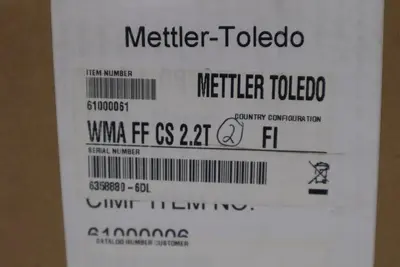 Mettler Toledo Flexmount WMA FF CS 2.2T w/ 0745A Load Cell NEW STOCK #G502