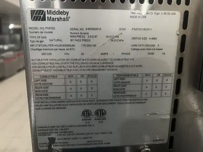Used MIDDLEBY MARSHALL PS670G Conveyor Ovens Florida US | BAM Discount Restaurant Equipment #1283063