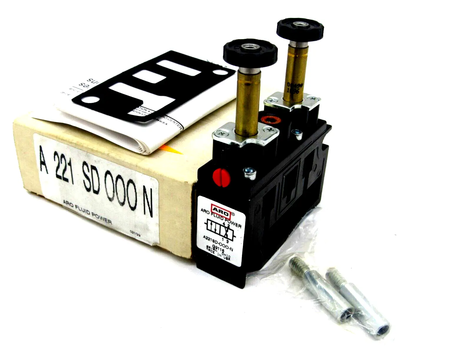 NEW ARO FLUID POWER A-221-SD-000-N VALVE A221SD000N